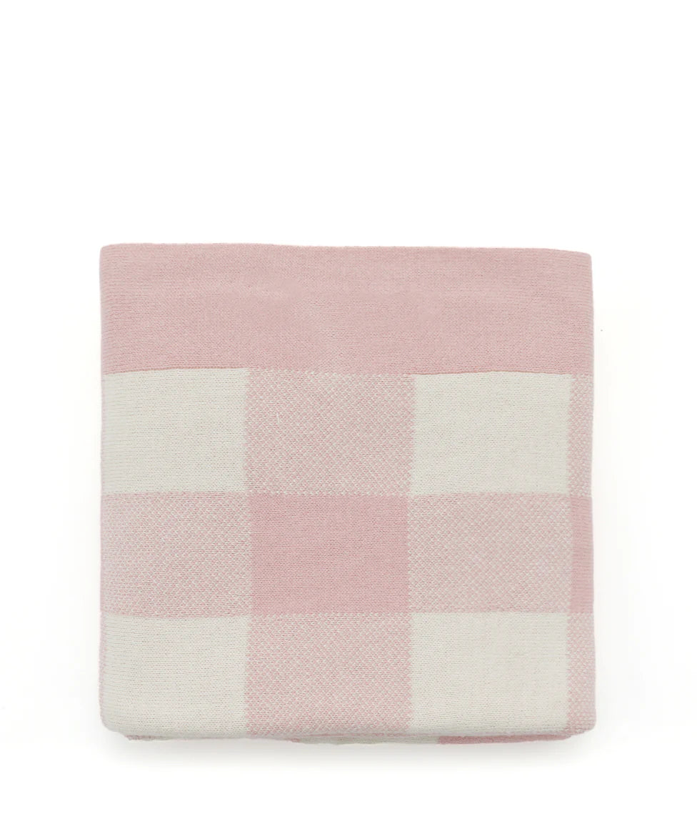 Nana Huchy - Gingham Baby Blanket - Pink