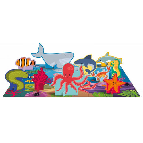 Sassi - 3D Puzzle & Book Set  - The Sea