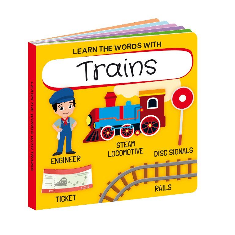 Sassi - 3D Puzzle & Book Set  - Trains
