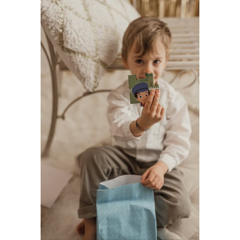 Sassi - 3D Puzzle & Book Set  - Trains