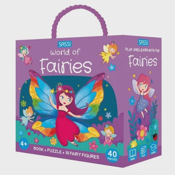 3D Puzzle & Book Set - World Of Fairies