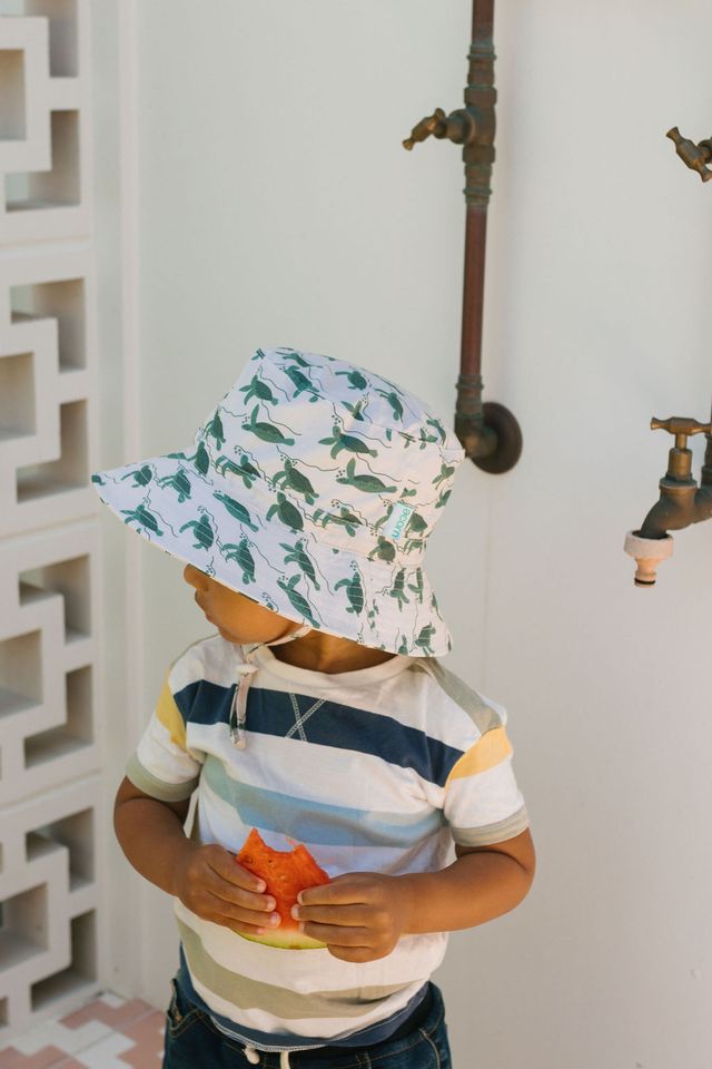 Acorn Kids - Turtles Wide Brim Bucket Hat