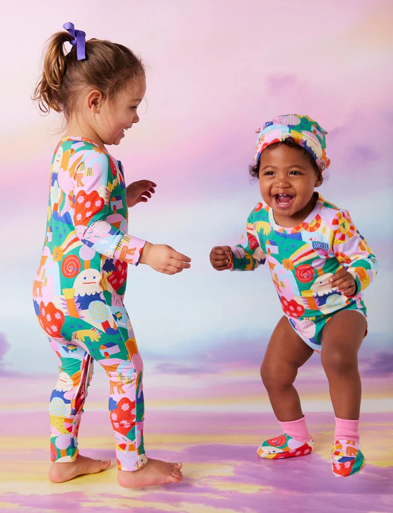 Halcyon Nights - Rainbow Valley Long Sleeve Bodysuit