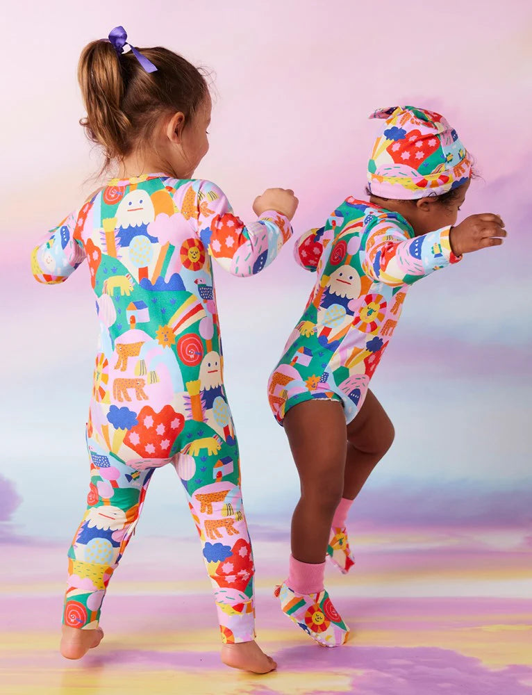 Halcyon Nights - Rainbow Valley Long Sleeve Bodysuit