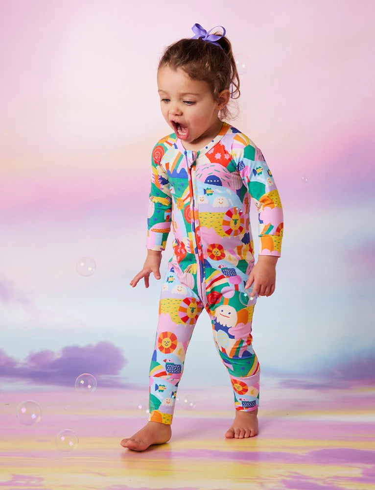 Halcyon Nights - Rainbow Valley Long Sleeve Romper