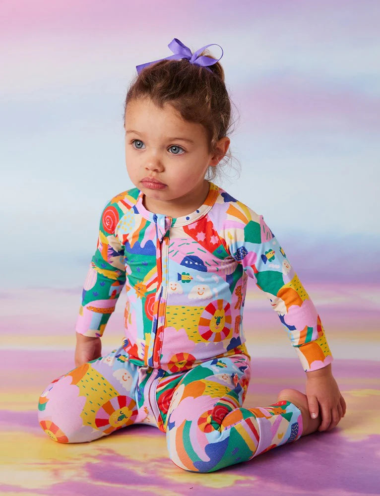 Halcyon Nights - Rainbow Valley Long Sleeve Romper