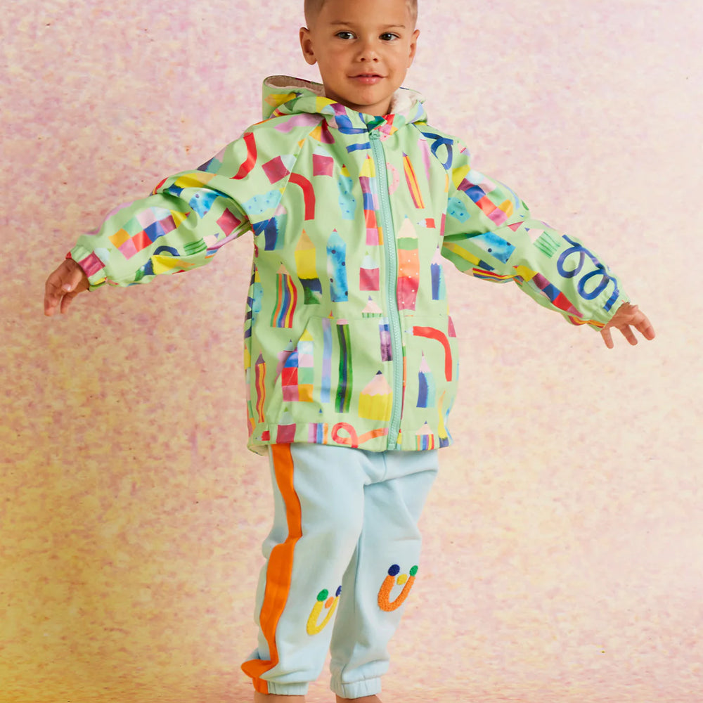 Halcyon Nights - Scribble Squad Kids Raincoat