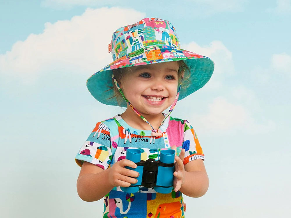Halcyon Nights - Safari Park Kids Sun Hat