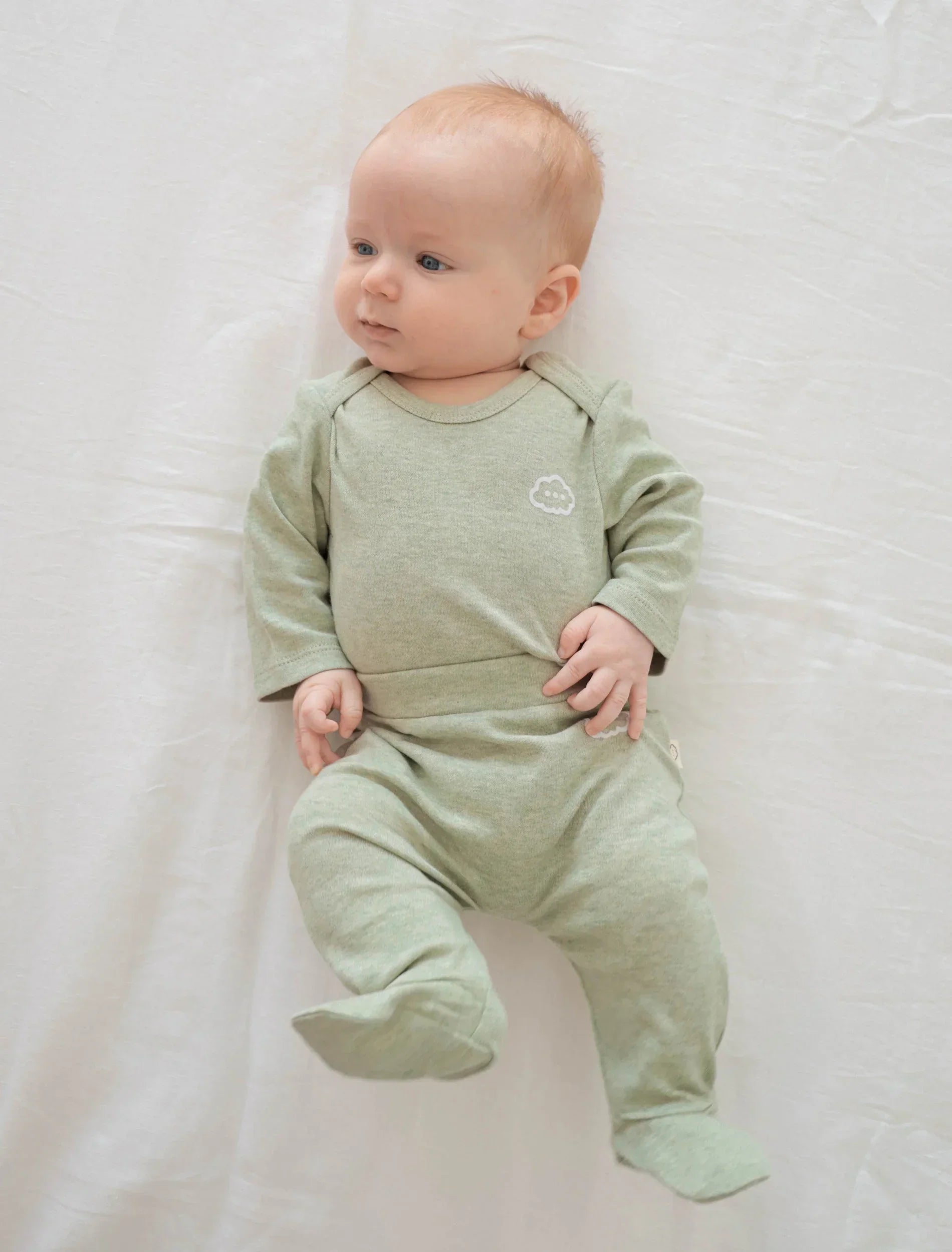 Lummi in Colour - 6pc Essential Baby Set - Sage Green