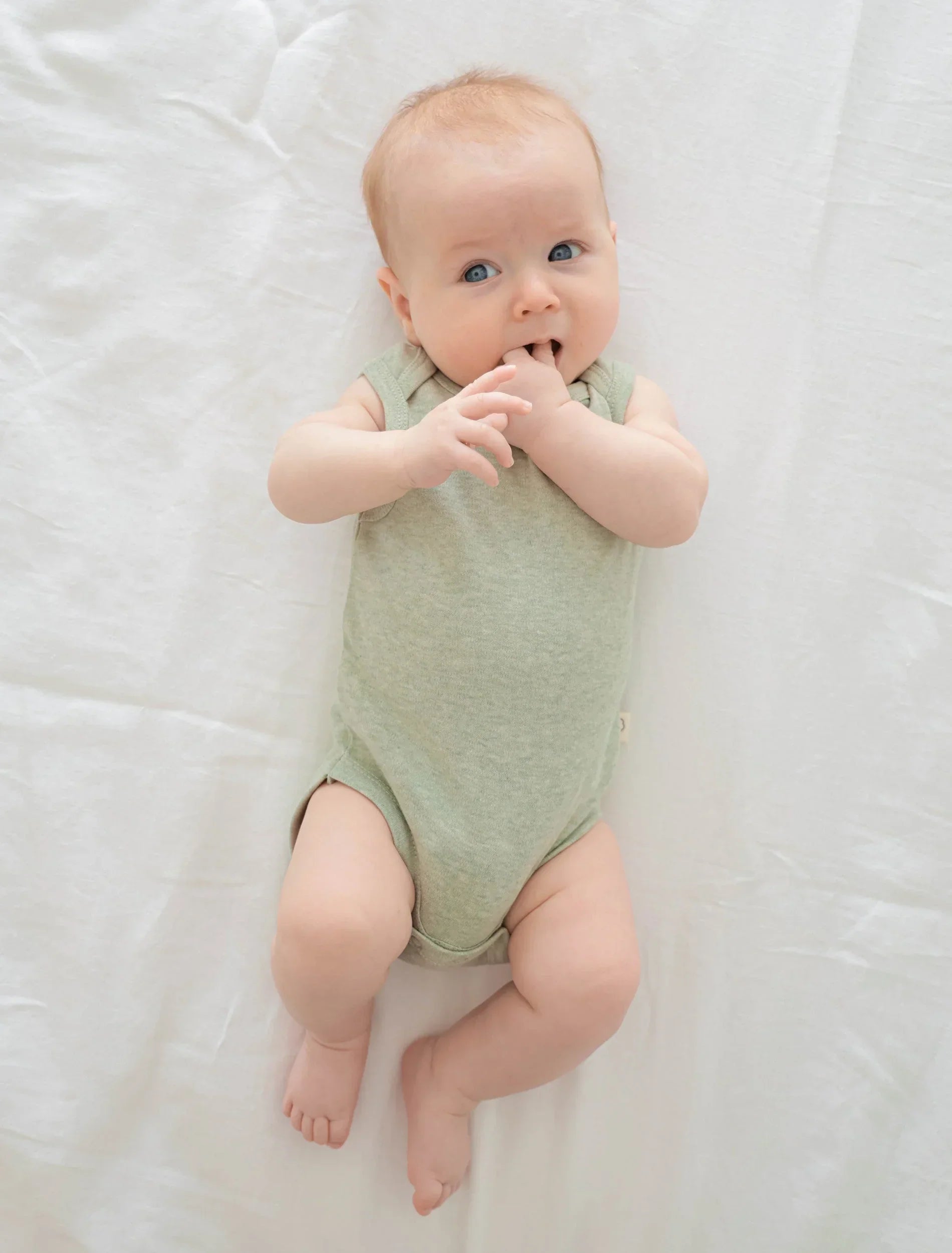 Lummi in Colour - 6pc Essential Baby Set - Sage Green