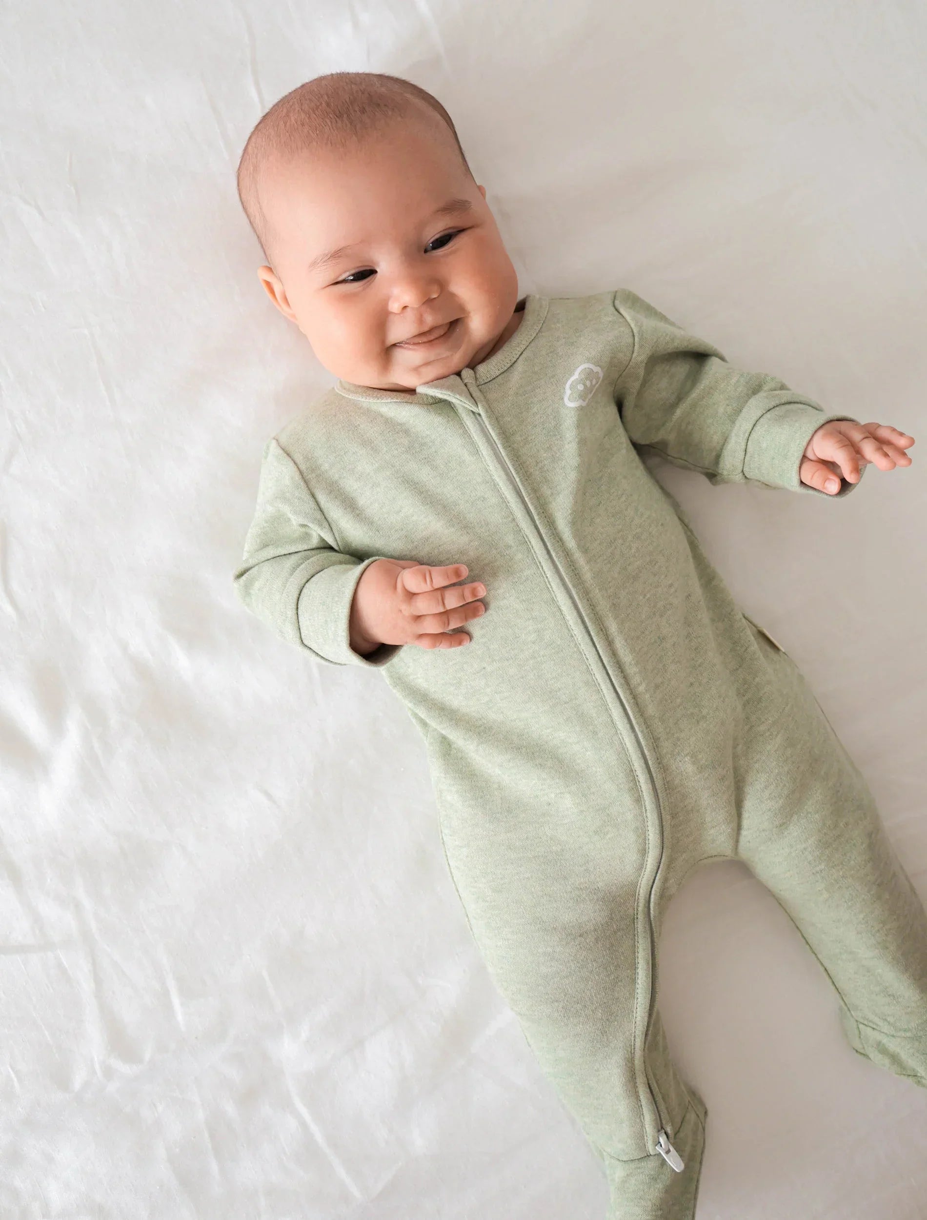 Lummi in Colour - 6pc Essential Baby Set - Sage Green