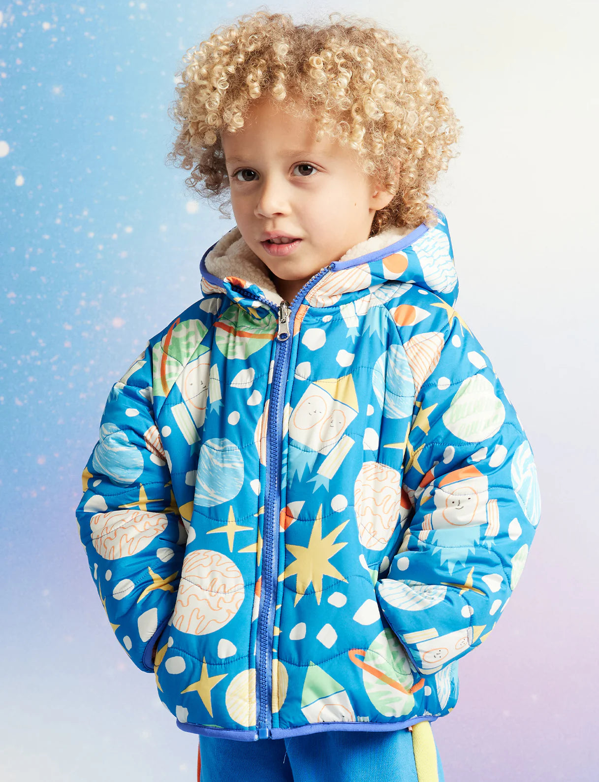 Halcyon Nights - See You In Space Reversible Kids Puffer Jacket