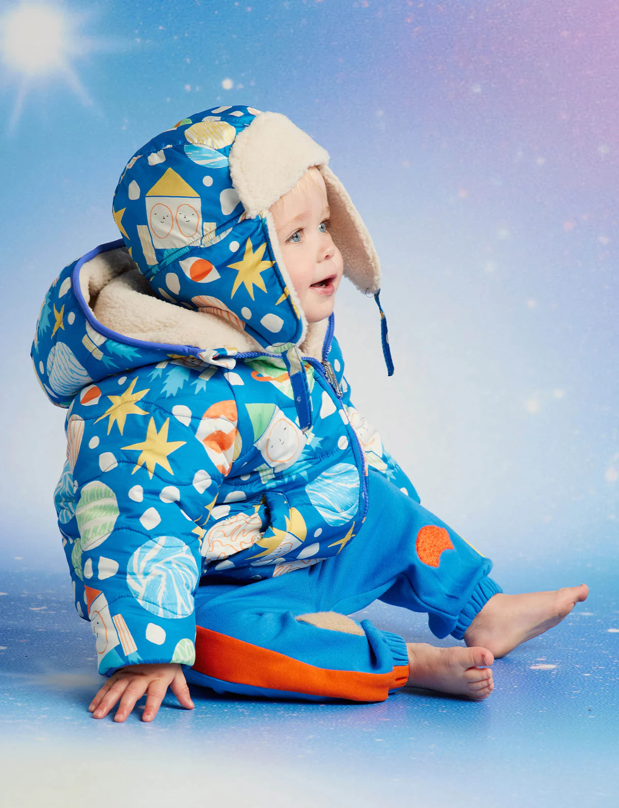 Halcyon Nights - See You In Space Reversible Kids Puffer Jacket