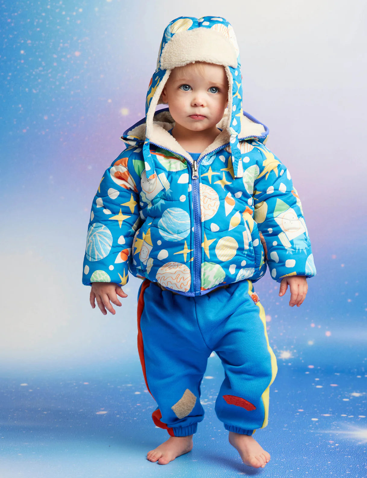 Halcyon Nights - See You In Space Reversible Kids Puffer Jacket