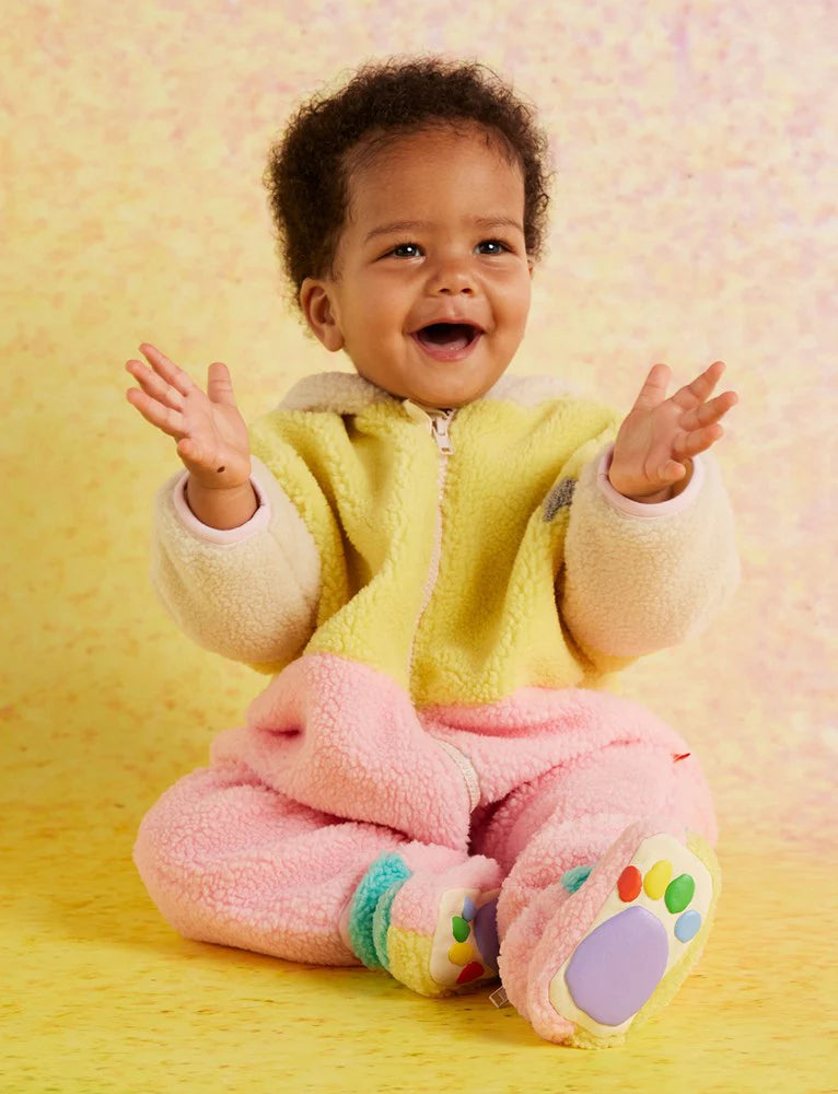 Halcyon Nights - Happy Herd Sherpa Baby Bootie