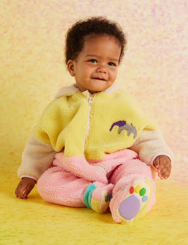 Halcyon Nights - Happy Herd Sherpa Baby Bootie
