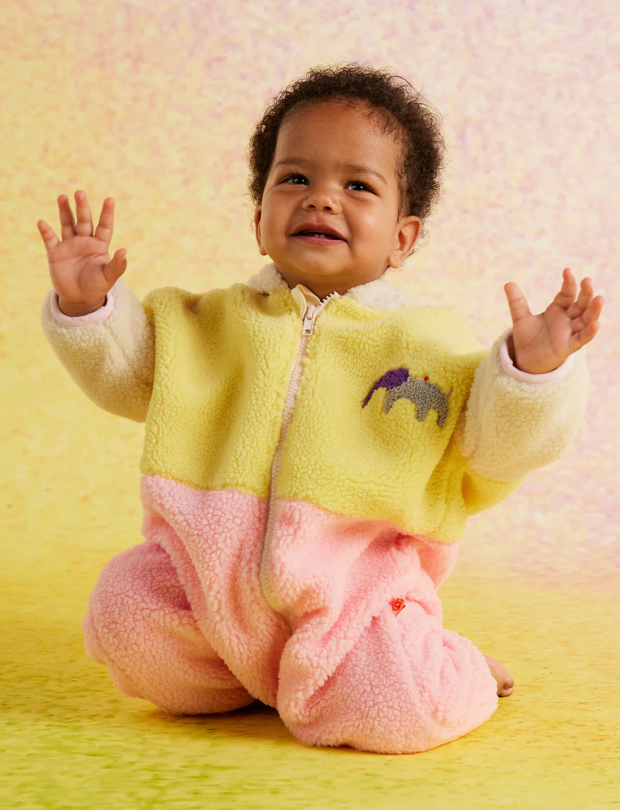 Halcyon Nights - Happy Herd Sherpa Jumpsuit