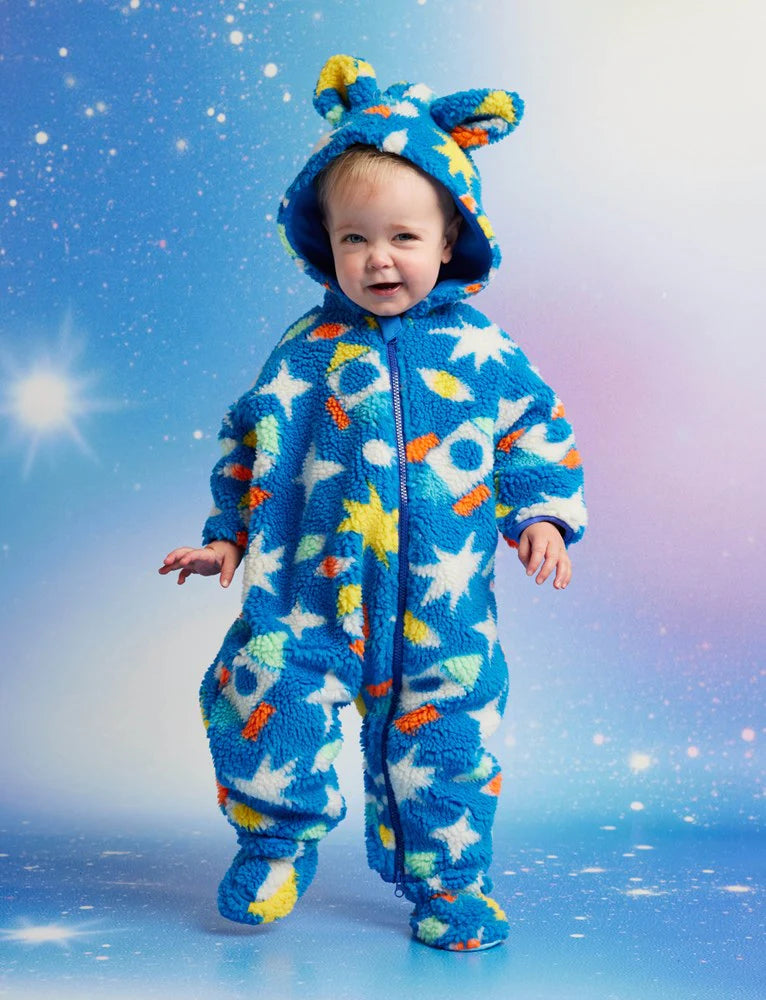 Halcyon Nights - See You In Space Sherpa Baby Bootie