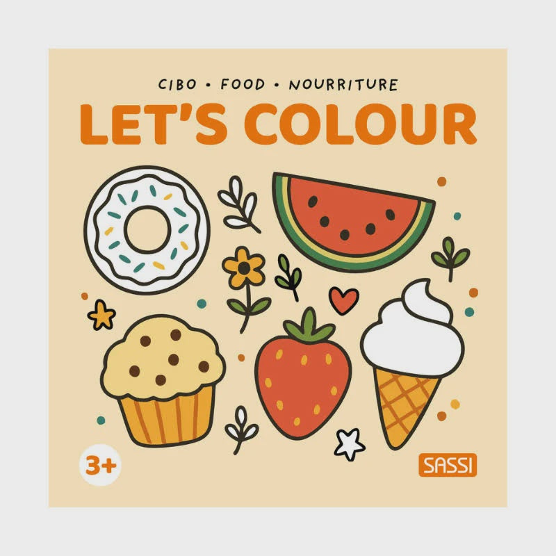 Sassi - Colouring Book Square - Food