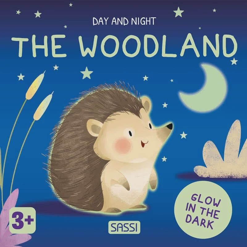 Sassi Board Book - Glow-In-The-Dark - The Woodland