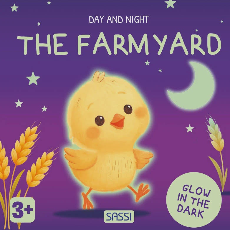 Sassi Board Book - Glow-In-The-Dark - The Farmyard