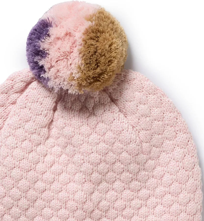 Wilson & Frenchy - Marshmellow Organic Knitted Bubble Hat