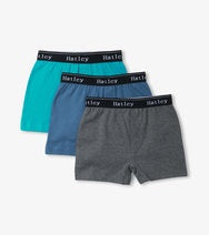 Hatley - Classic Solids Boys Boxer Brief 3 Pack
