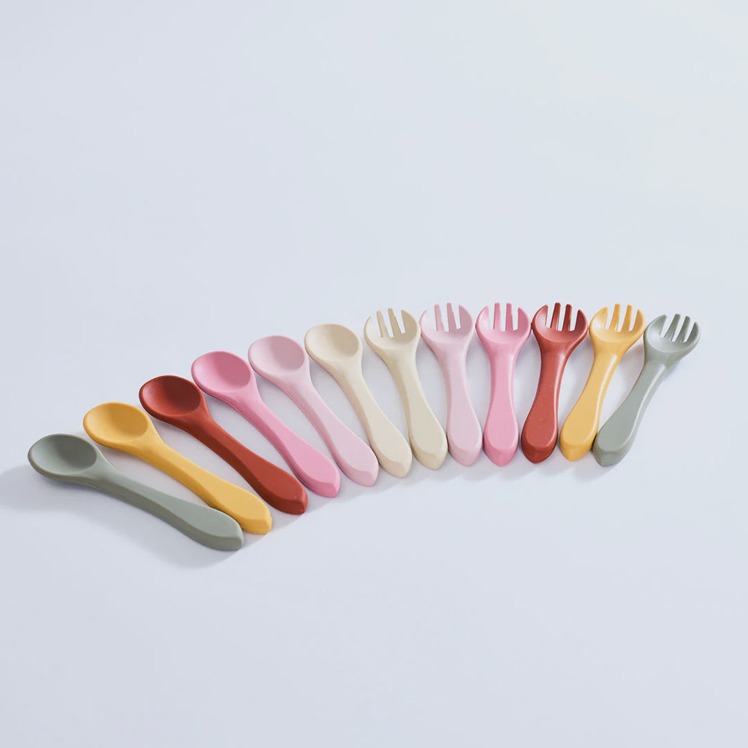 Milk Addict - Silicone Cutlery Set