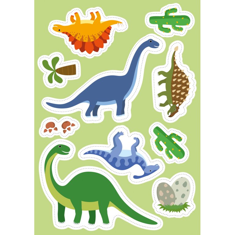 Sassi - Stickers & Activity Book - Dinosaurs