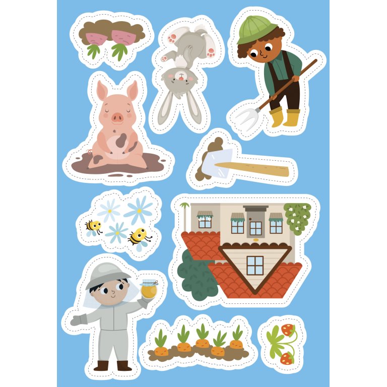 Sassi - Stickers & Activity Book - The Farm