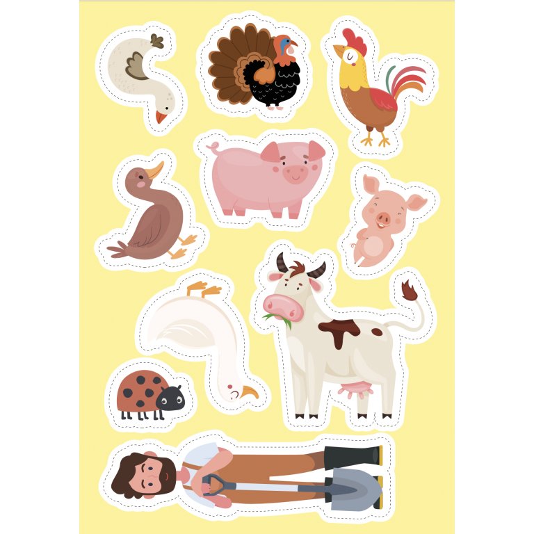 Sassi - Stickers & Activity Book - The Farm
