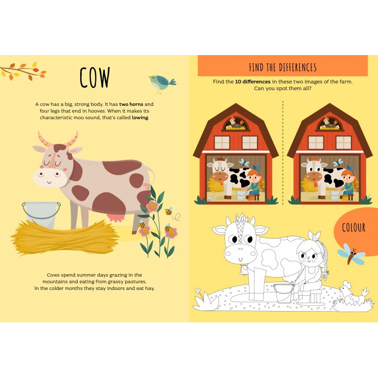 Sassi - Stickers & Activity Book - The Farm