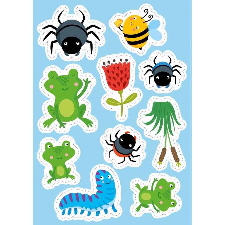 Sassi - Stickers & Activity Book - The Garden