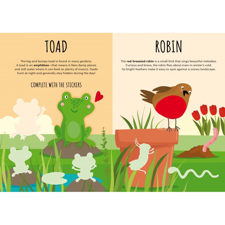 Sassi - Stickers & Activity Book - The Garden