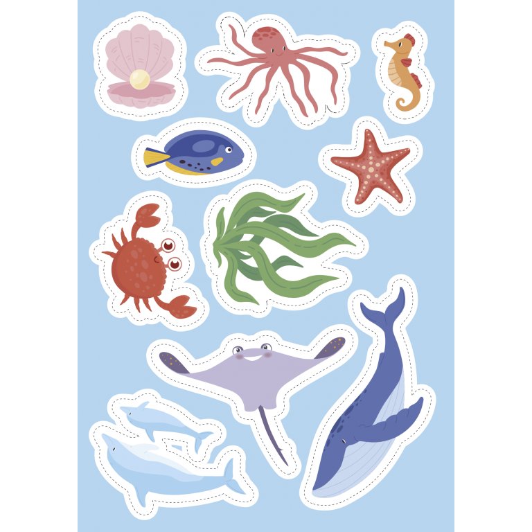 Sassi - Stickers & Activity Book - The Sea