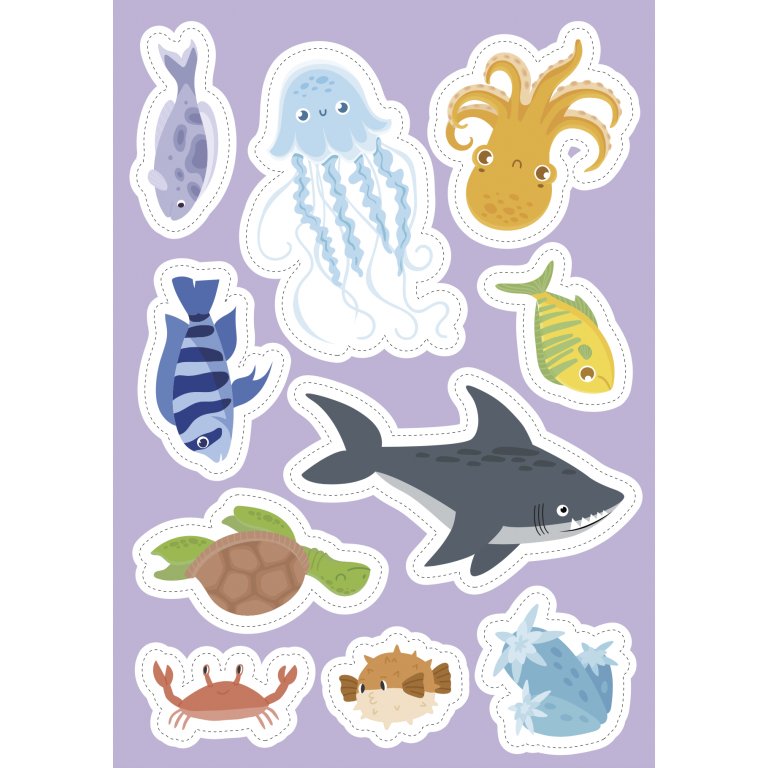 Sassi - Stickers & Activity Book - The Sea