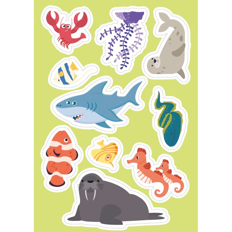 Sassi - Stickers & Activity Book - The Sea