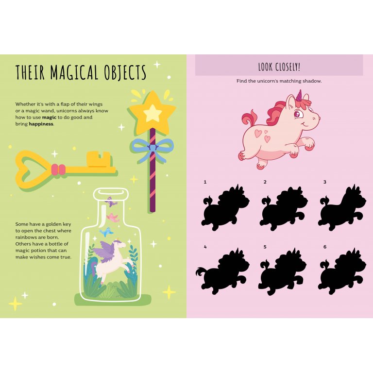 Sassi - Stickers & Activity Book - Unicorns