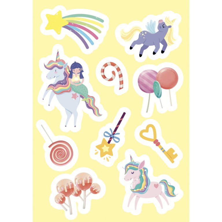 Sassi - Stickers & Activity Book - Unicorns