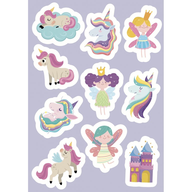 Sassi - Stickers & Activity Book - Unicorns
