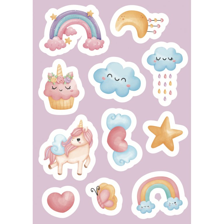 Sassi - Stickers & Activity Book - Unicorns