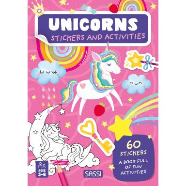 Sassi - Stickers & Activity Book - Unicorns