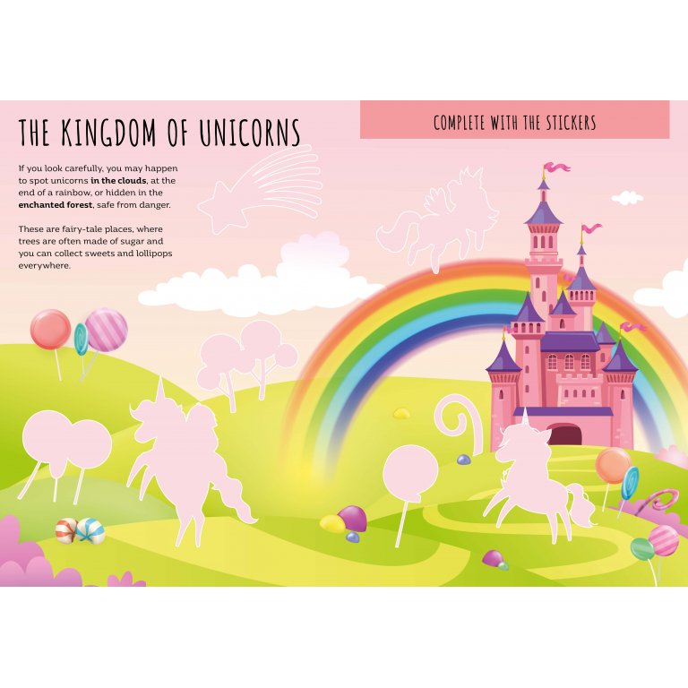 Sassi - Stickers & Activity Book - Unicorns