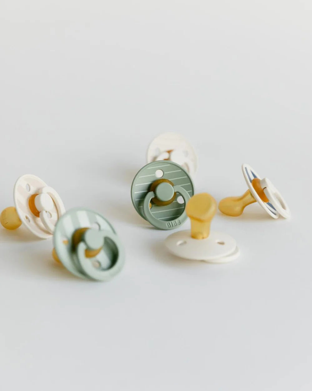 BIBS - STUDIO Colour 2 Pack Pin - Sage Mix