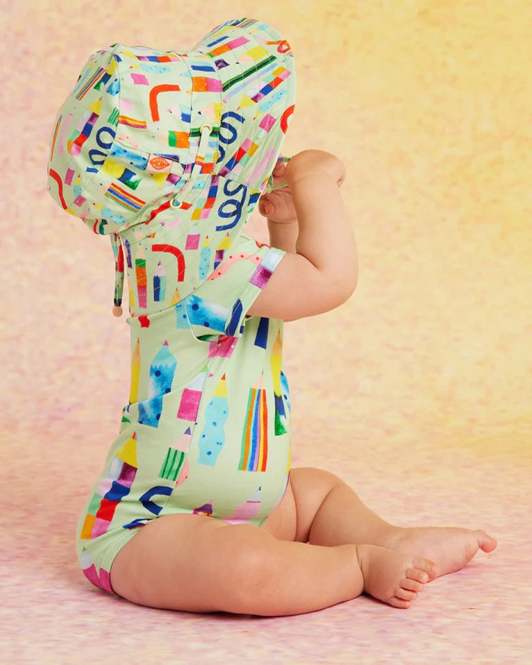 Halcyon Nights - Scribble Squad Kids Sun Hat