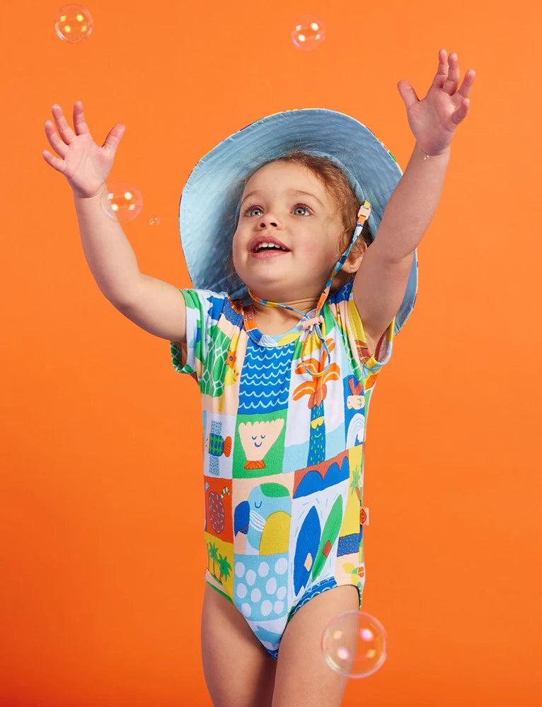 Halcyon Nights - Hello Sunshine Short Sleeve Bodysuit