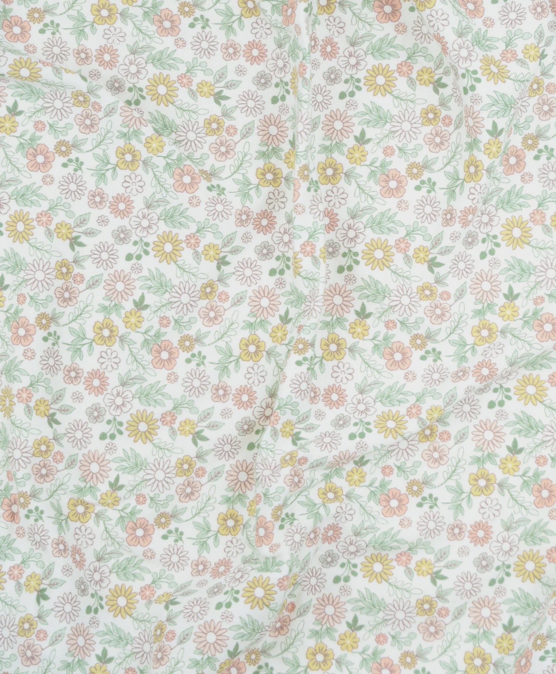 Lummi in Colour - Organic Cotton Cot Sheet - Daisies