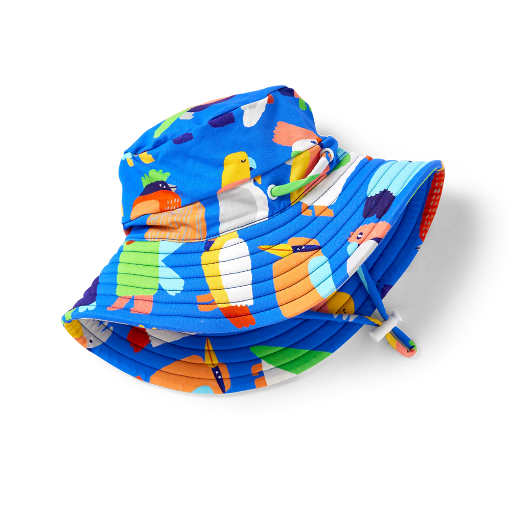 Halcyon Nights - Swim Bucket Hat Flamin' Galah