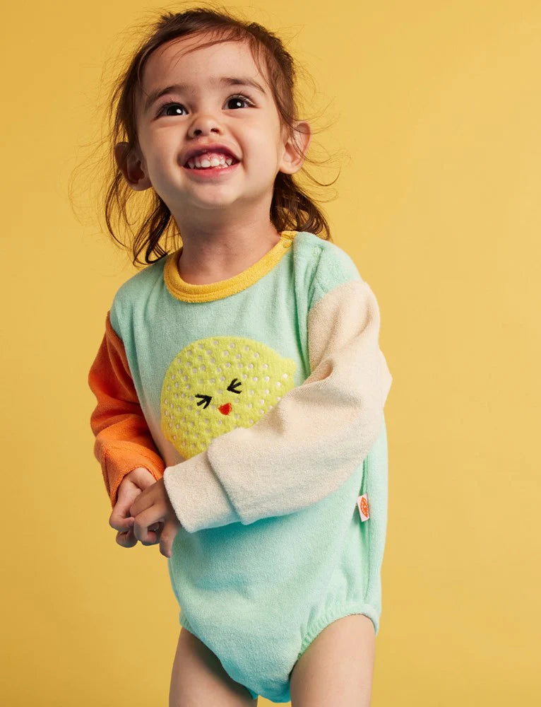 Halcyon Nights - Peel Pary Terry Long Sleeve Bodysuit