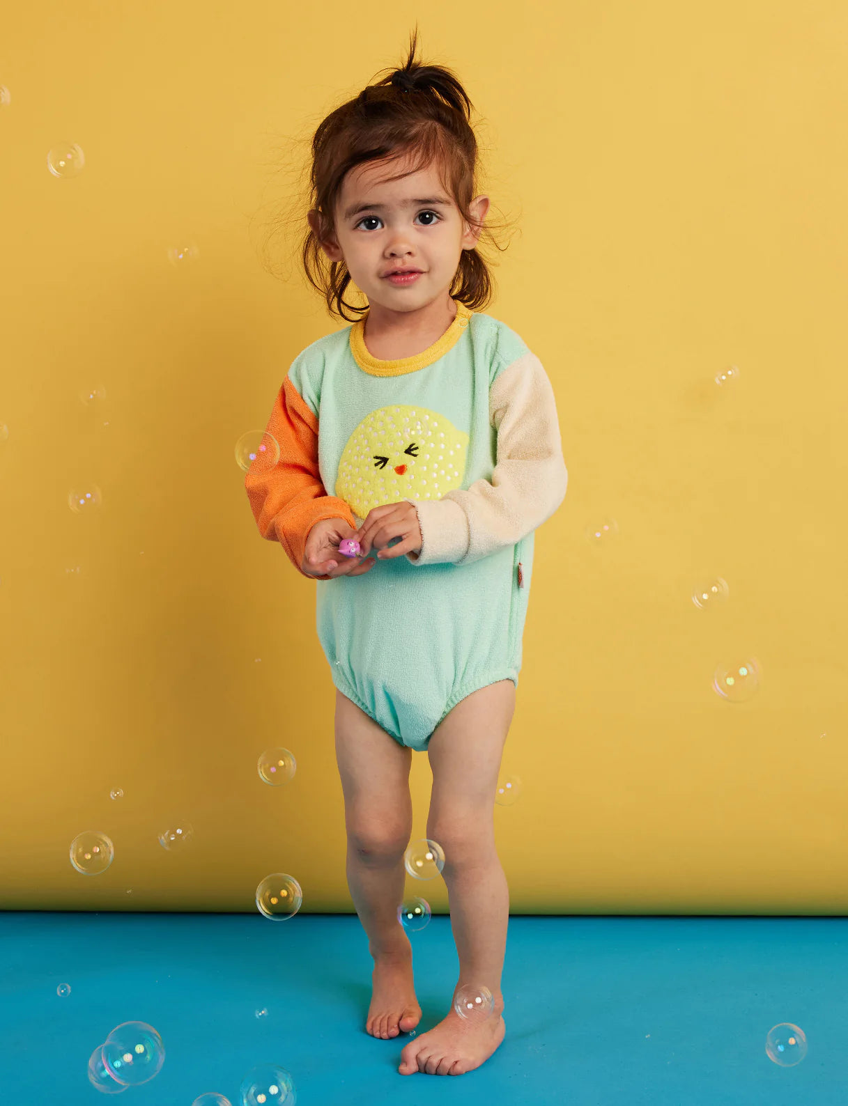Halcyon Nights - Peel Pary Terry Long Sleeve Bodysuit